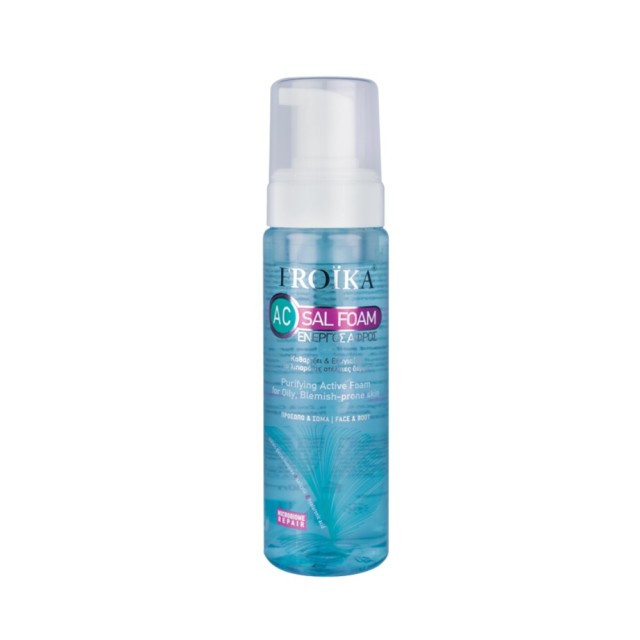 Froika AC Sal Foam 200ml (Απαλός Αφρός Καθαρισμού για Λιπαρή με Τάση Ακμής Επιδερμίδα)