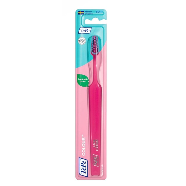 Tepe Colour Soft Toothbrush Fuchsia (Οδοντόβουρτσα με Κωνική Κεφαλή - Φούξια)