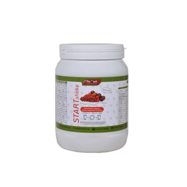 Prevent Start Shake Red Fruits & Yoghurt 430gr 8 Μερίδες (Βιταμινούχο Ρόφημα για Έλεγχο του Βάρους με Γεύση Κόκκινα Φρούτα & Γιαούρτι)