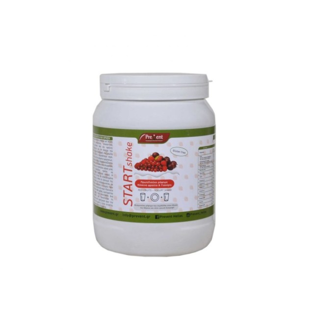 Prevent Start Shake Red Fruits & Yoghurt 430gr 8 Μερίδες (Βιταμινούχο Ρόφημα για Έλεγχο του Βάρους μ