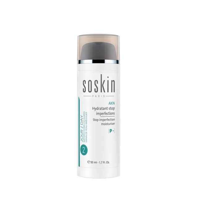 Soskin Akn Stop Imperfection Moisturiser 50ml (Eνυδατική Κρέμα Προσώπου Κατά των Ατελειών)