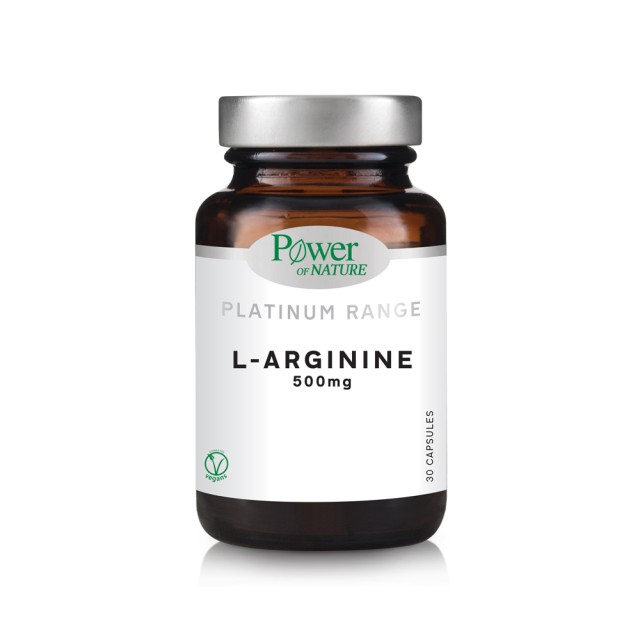 Power Health Platinum L Arginine 500mg 30caps (Συμπλήρωμα Διατροφής με L-Αργινίνη)