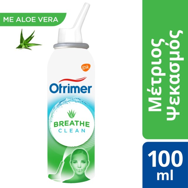 Otrimer Breathe Clean Medium Nasal Spray Aloe Vera 100ml