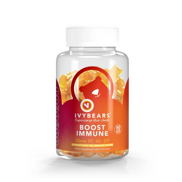 Ivybears Boost Immune 60 Gummie Bears (Συμπλήρωμα Διατροφής για Ενίσχυση του Ανοσοποιητικού Συστήματ