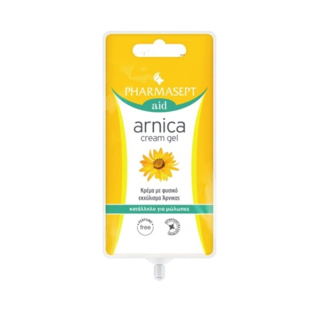 Pharmasept Aid Arnica Cream Gel 15ml (Κρέμα με Εκχύλισμα Άρνικας για Μώλωπες & Οιδήματα)