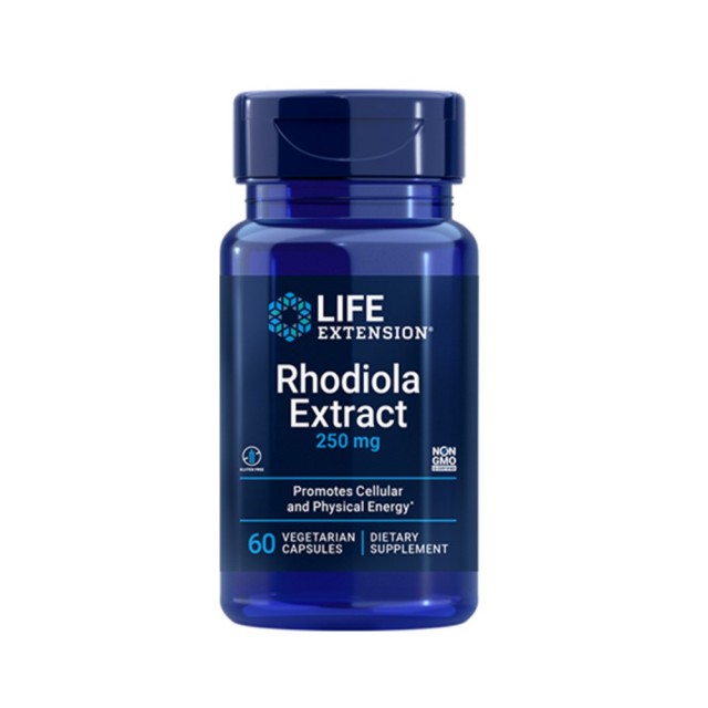 Life Extension Rhodiola Extract 250mg 60caps (Συμπλήρωμα Διατροφής Κατά του Στρες)