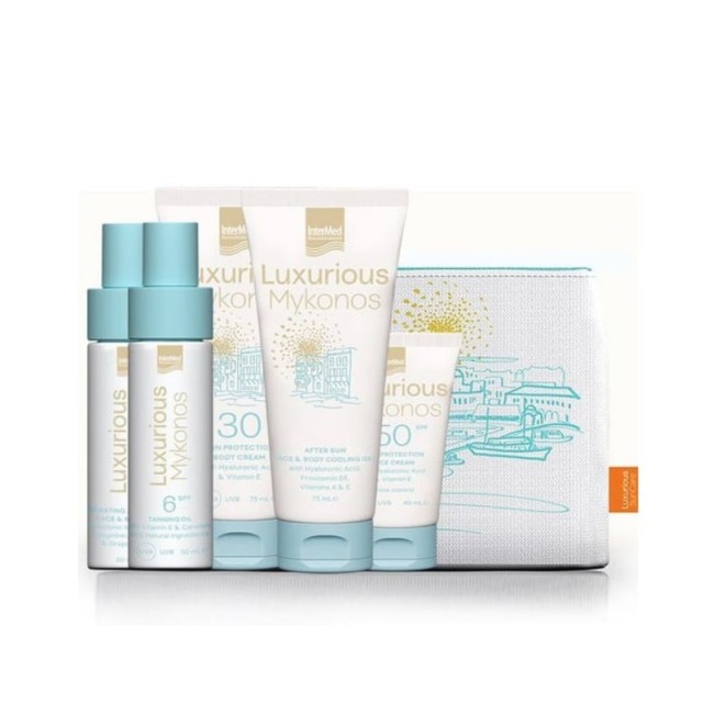 Intermed Luxurious Sun Care MykonosTravel Kit (ΣΕΤ για Ολοκληρωμένη Αντηλιακή Προστασία)