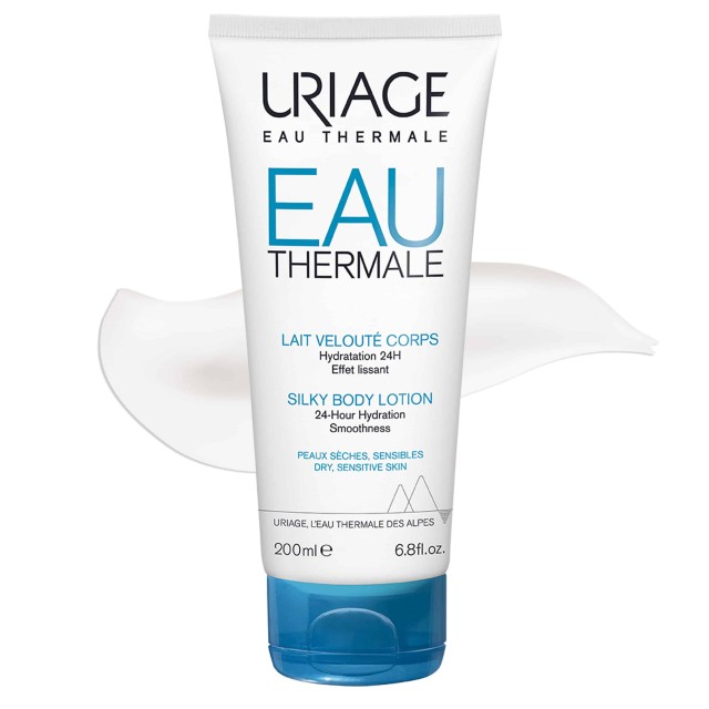 Uriage Eau Thermale Silky Body Lotion 200ml (Μεταξένιο Ενυδατικό Γαλάκτωμα για Ξηρό & Ευαίσθητο Δέρμα)