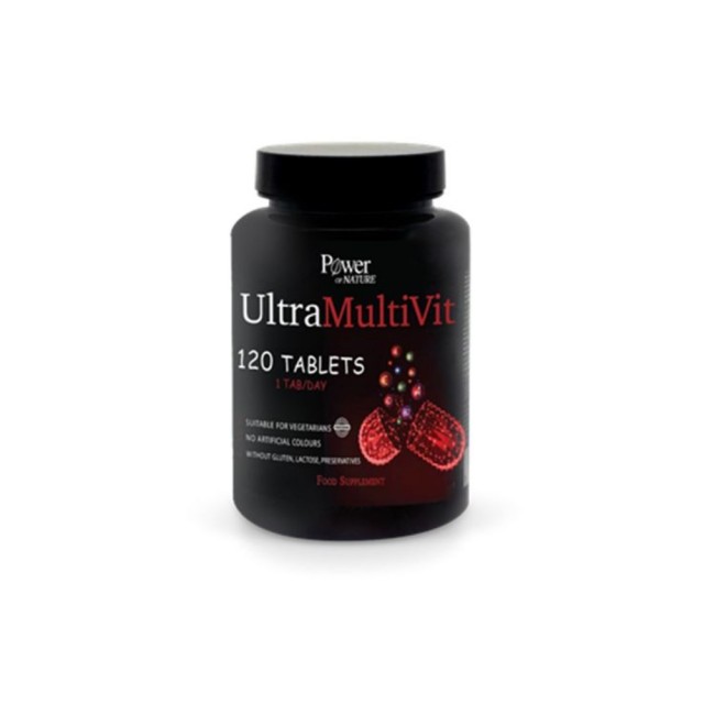 Power Of Nature Sport Series Ultra Multivit 120tabs (Πολυβιταμινούχο Συμπλήρωμα Διατροφής 120ταμπ)