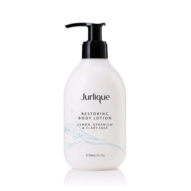 Jurlique Restoring Body Lotion Lemon Geranium & Clary Sage 300ml (Λοσιόν Σώματος με Λεμόνι, Γεράνι & Φασκόμηλο για Αποκατάσταση της Επιδερμίδας)