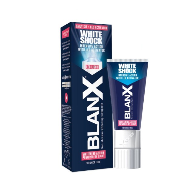 BlanX White Shock Protect 50ml & Led Activator (Οδοντόκρεμα Λεύκανσης & Λαμπάκι BlanX Led)