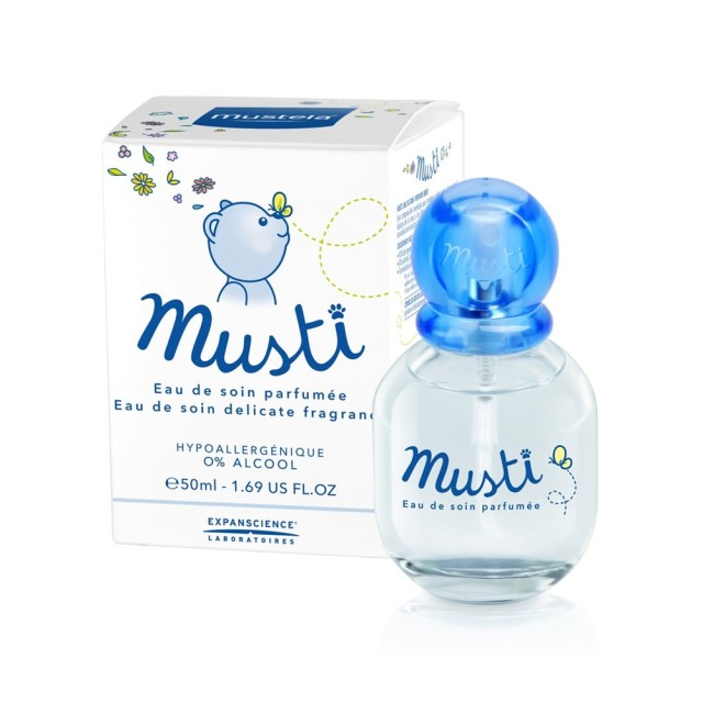 Mustela Musti Eau De Soin 50ml (Απαλό Άρωμα σε Σπρέι για το Μωρό)