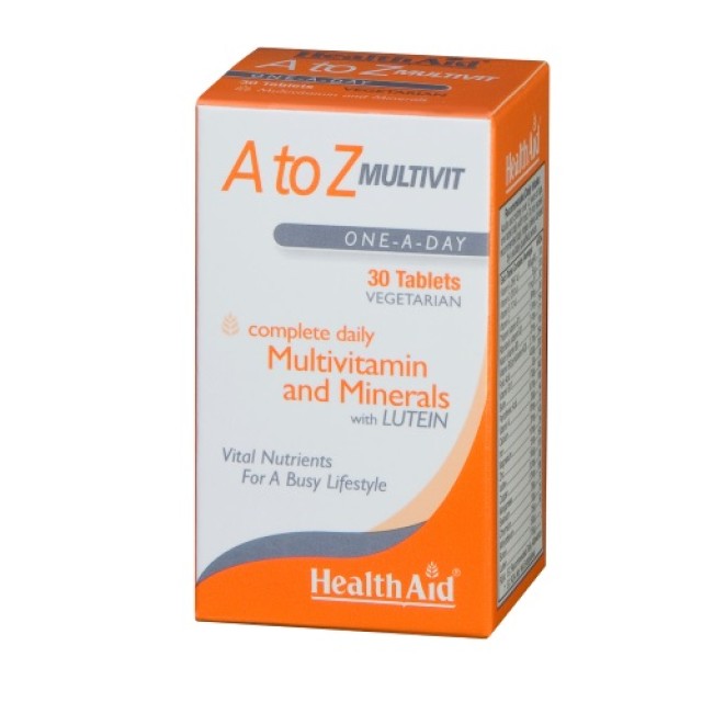 Health Aid A To Z Multivit 30tabs (Τόνωση - Ενέργεια)