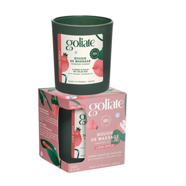 Goliate Massage Candle Love Apple 140ml (Κερί Μασάζ με Άρωμα Μήλου)