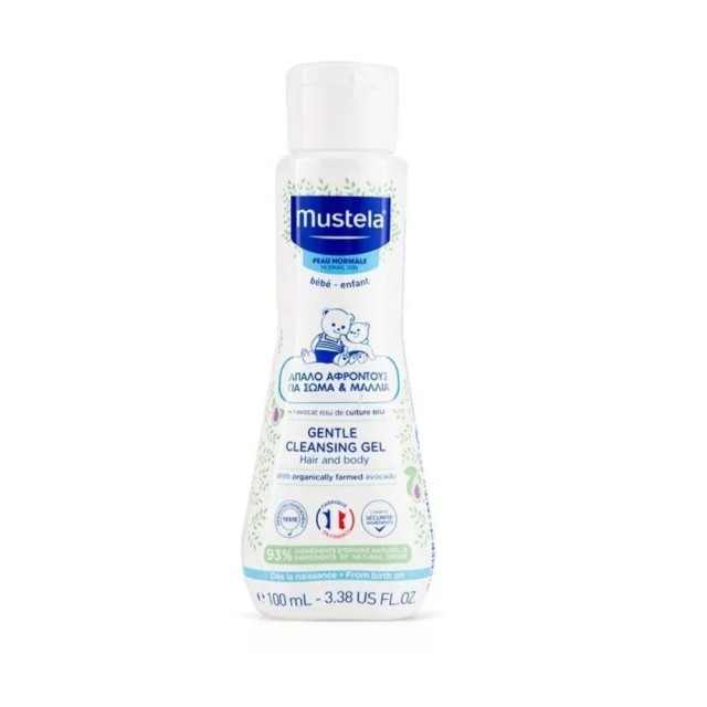 Mustela Gentle Cleansing Gel 100ml (Βρεφικό Απαλό Αφροντούς για Σώμα & Μαλλιά)