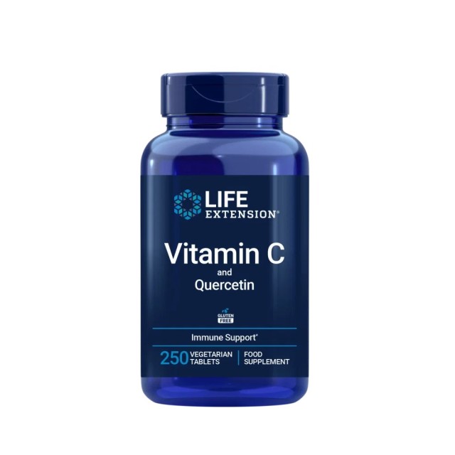 Life Extension Vitamin C and Quercetin 250tabs (Συμπλήρωμα Διατροφής με Βιταμίνη C & Κερσετίνη)