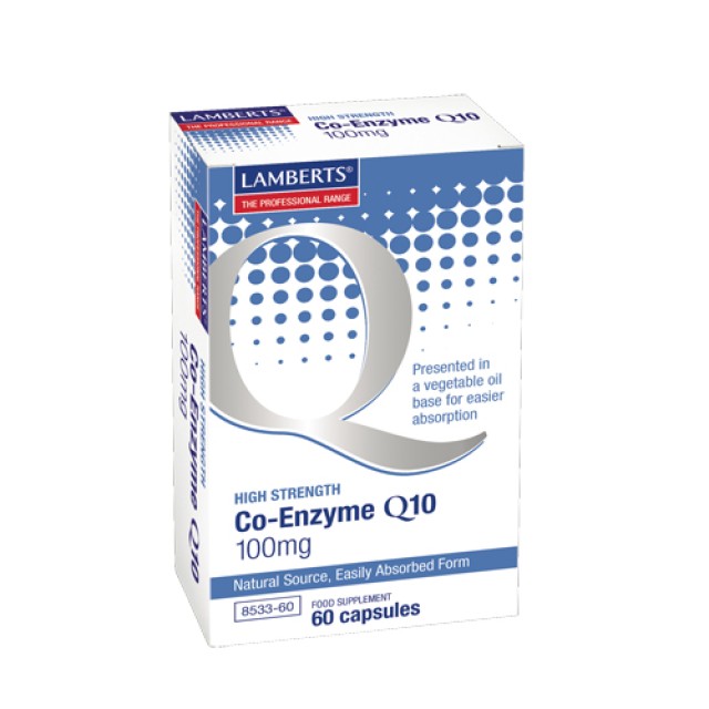 Lamberts Co-Enzyme Q10 100mg 60cap (Συνένζυμο Q10)