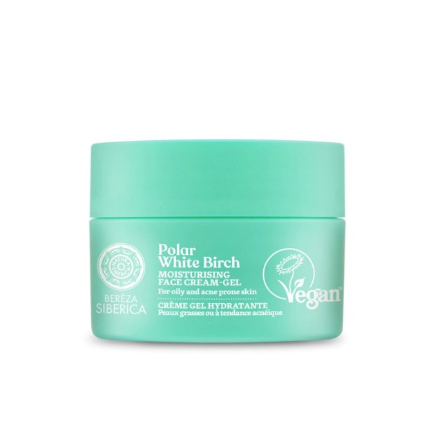 Natura Siberica Polar White Birch Moisturizing Face Cream Gel 50ml (Ενυδατική 24ωρη Κρέμα Τζέλ για Λ