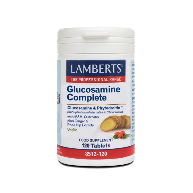 Lamberts Glucosamine Complete 120tabs (Συμπλήρωμα Διατροφής με Γλουκοζαμίνη & Χονδροϊτίνη για Υγιείς Αρθρώσεις)