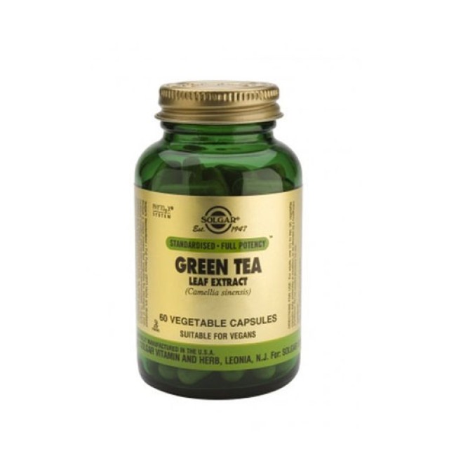 Solgar Sfp Green Tea Leaf Extract 60caps (Αντιοξειδωτικό - Καύση λίπους)