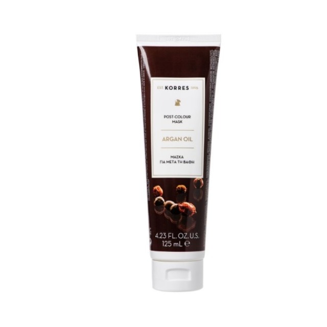 Korres Argan Oil Post Colour Mask 125ml (Μάσκα Μαλλιών για Μετά την Βαφή) 