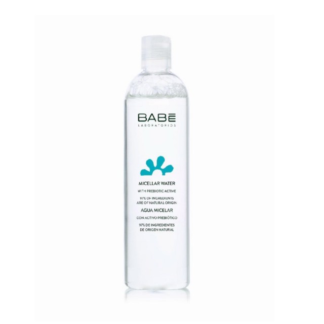 Babe Essentials Micellar Water Prebiotic 250ml (Μικυλλιακό Νερό Καθαρισμού Προσώπου για Πρόσωπο, Μάτια & Χείλη) 