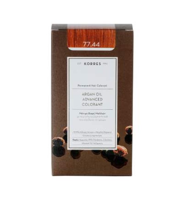 Korres Argan Color Intense Copper Blonde 77.44 (Ξανθό Εντονο Χάλκινο)