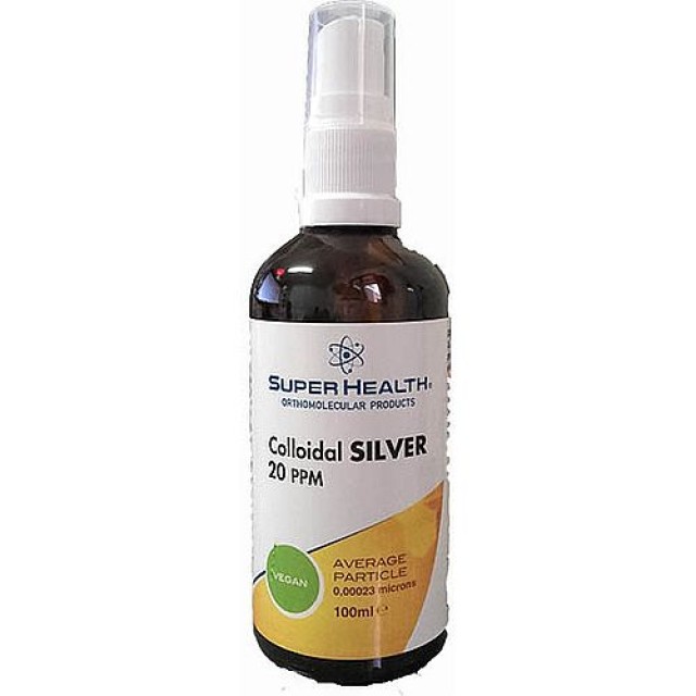 Super Health Colloidal Silver 100ml (Βιοκτόνο, Αντισηπτικό, Απολυμαντικό)