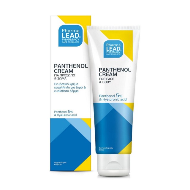 Pharmalead Panthenol Cream 100ml (Ενυδατική & Καταπραϋντική Κρέμα Προσώπου & Σώματος για Ξηρή Ερεθισ