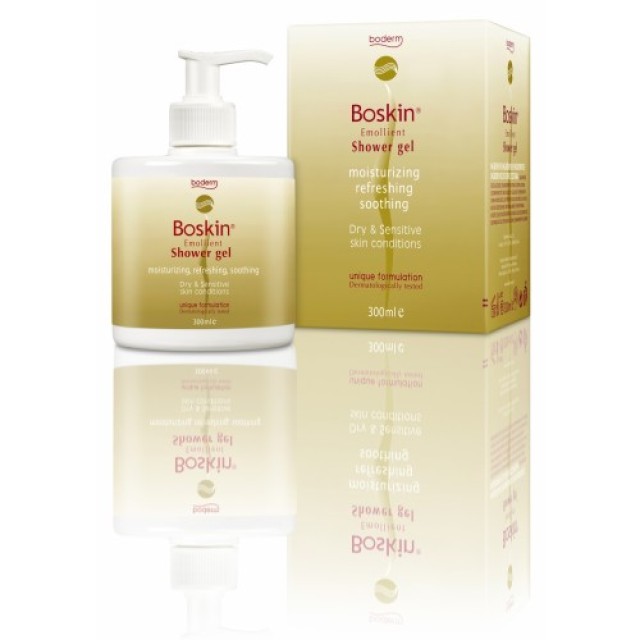 Boderm Boskin Emollient Shower Gel 300ml (Ενυδατικό Αφρόλουτρο) 