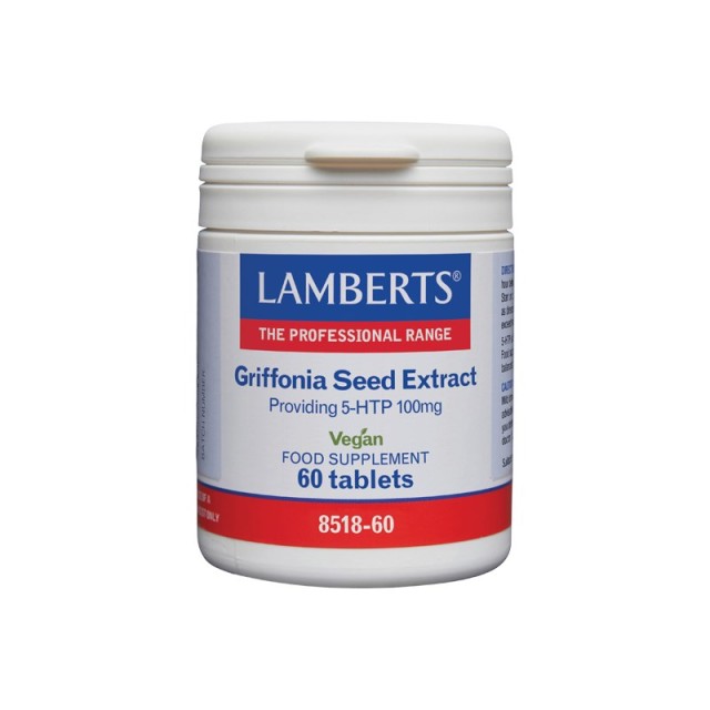 Lamberts Griffonia Seed Extract (5-HTP) 60tabs (Συπλήρωμα Διατροφής για Ηρεμία & Καλή Διάθεση)