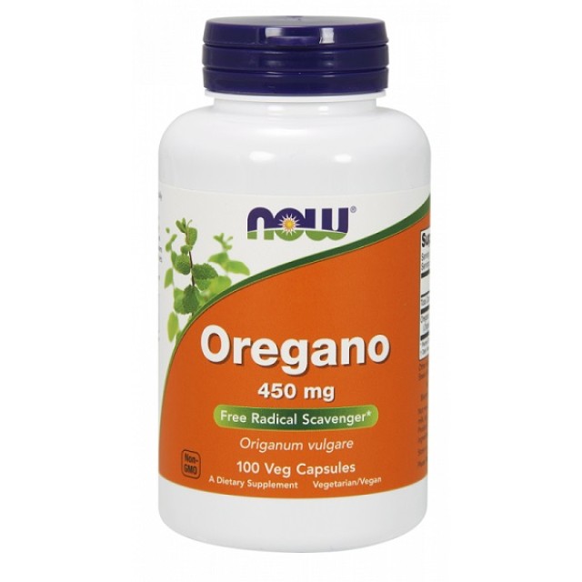 Now Foods Oregano 450mg 100caps (Άγρια Ρίγανη)