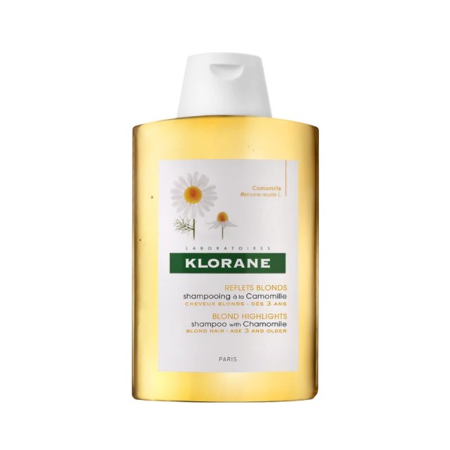 Klorane Chamomile Blond Highlights Shampoo 200ml (Σαμπουάν με Χαμομήλι για Ξανθά Μαλλιά)