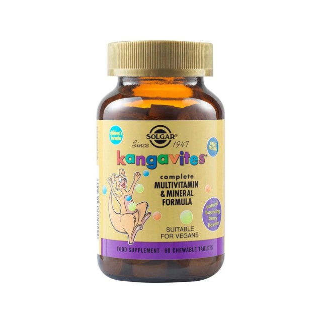 Solgar Kangavites Formula Berry 60 chewable tabs (Πολυβιταμίνες για παιδιά)