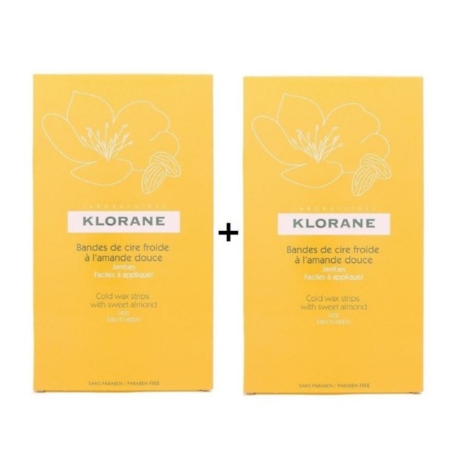 Klorane Duo Cire A Froid Depilatoire Jambes 2x6 τεμάχια