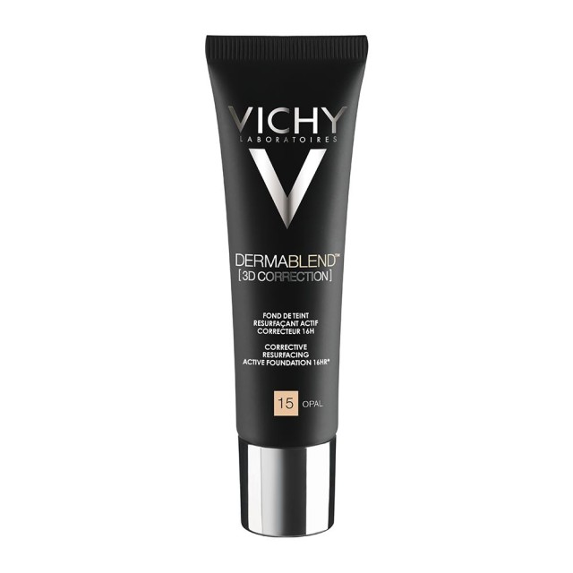 Vichy Dermablend 3D Correction Make-up No15 Opal (Διορθωτικό Μέικαπ Υψηλής Κάλυψης για Λιπαρή/με Τάση Ακμής Επιδερμίδα)