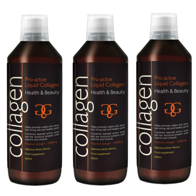 Collagen Pro-Active Liquid Lemon 3x600ml