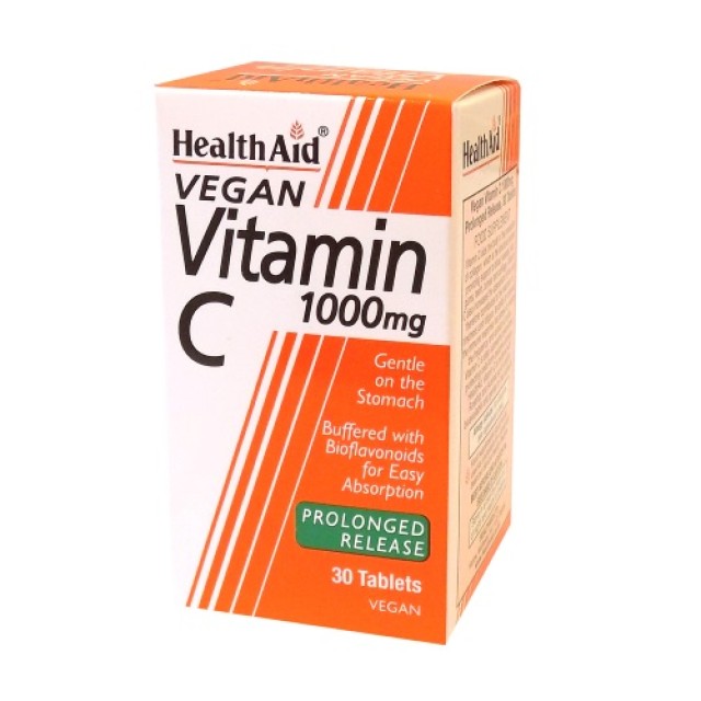Health Aid Vitamin C 1000mg Prolonged Release 30 tabs (Ανοσοποιητικό - Κρυολόγημα)