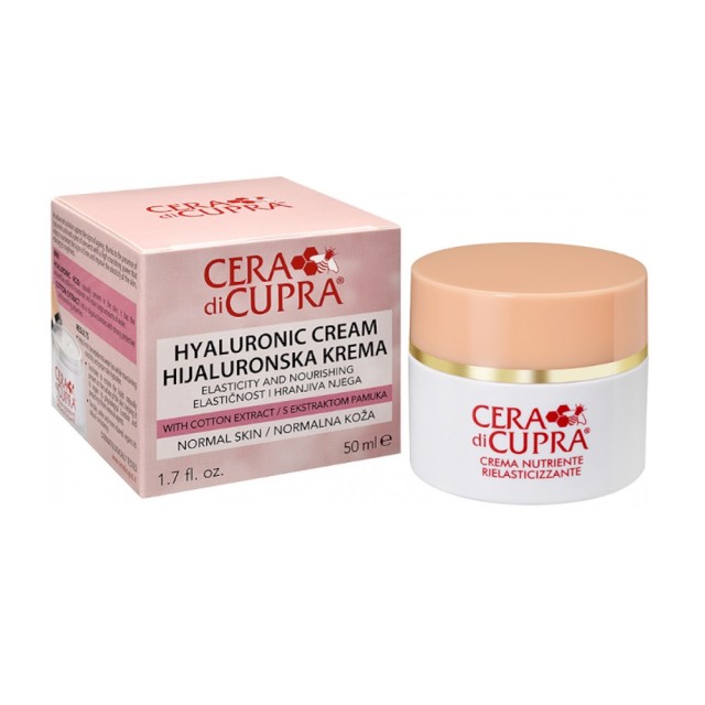 Cera Di Cupra Hyaluronic Cream 50ml (Ενυδατική Κρέμα Προσώπου με Υαλουρονικό Οξύ για Κανονική Επιδερ
