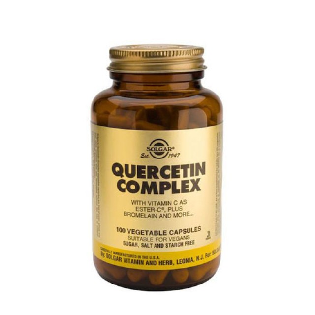 Solgar Quercetin Complex 100 vegetarian caps (Ειδικά συμπληρώματα για αλλεργίες)