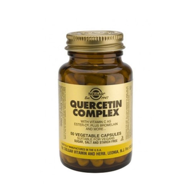 Solgar Quercetin Complex 50 vegetarian caps (Αντιμετώπιση Αλλεργιών)