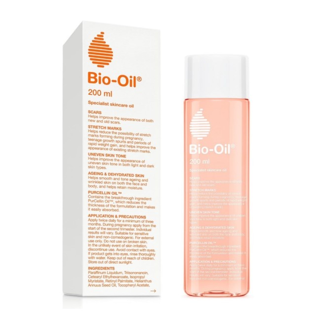 Bio Oil PurCellin Oil 200ml (Λάδι Ανάπλασης για Σημάδια & Ραγάδες)