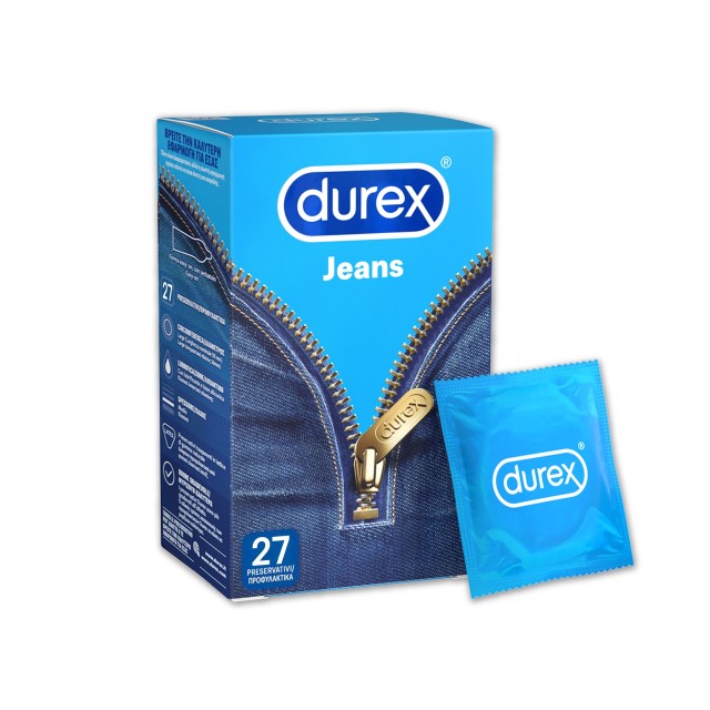 Durex Jeans 27τεμ (Ευκολοφόρετα Προφυλακτικά)