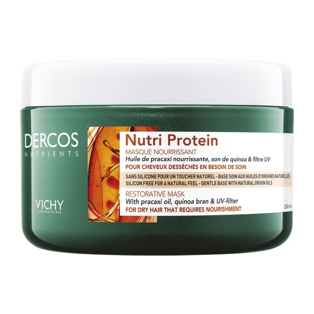 Vichy Dercos Nutrients Nutri Protein Mask 250ml (Μάσκα Μαλλιών) 