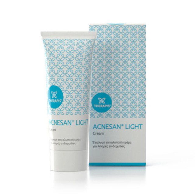 Therapis Acnesan Light Cream 75ml (Έγχρωμη Επικαλυπτική Κρέμα για Λιπαρές Επιδερμίδες)