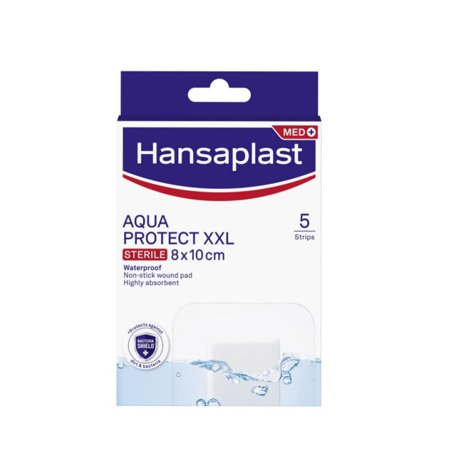 Hansaplast Aqua Protect XXL 8x10cm 5pcs