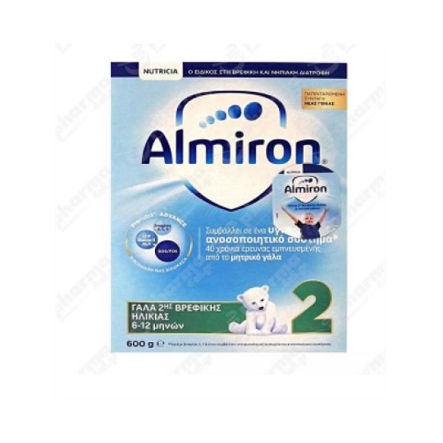 Nutricia Almiron 2 600gr (Γάλα 2ης Βρεφικής Ηλικίας 6-12 Μηνών) 