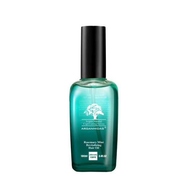 Arganmidas Rosemary Mint Revitalizing Hair Oil 100ml (Αναζωογονητικό Λάδι Μαλλιών)