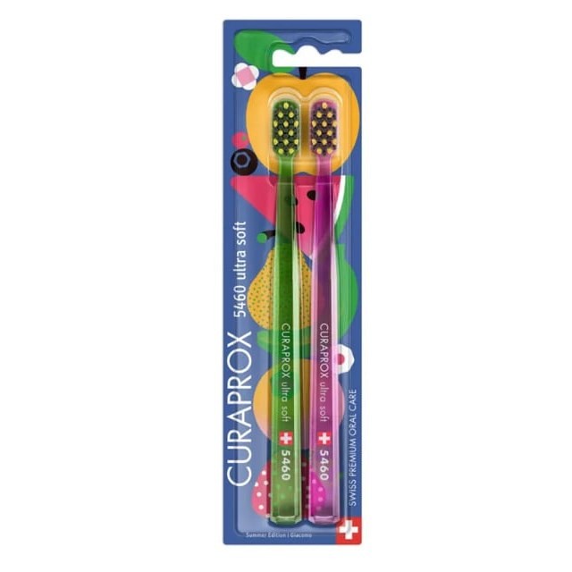Curaprox CS 5460 Duo Summer Edition 2τεμ (ΣΕΤ με 2 Εξαιρετικά Απαλές Οδοντόβουρτσες)