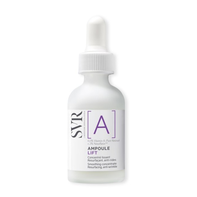 SVR A Ampoule Lift Smoothing Concentrate 30ml (Αντιρυτιδικός Ορός Προσώπου με Ρετινόλη)